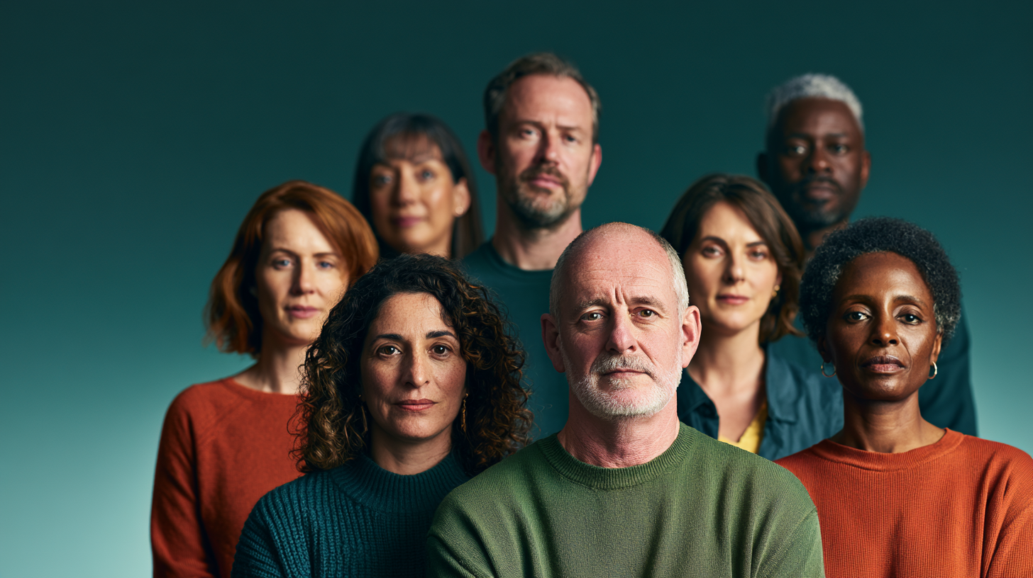 A diverse group of adult patients