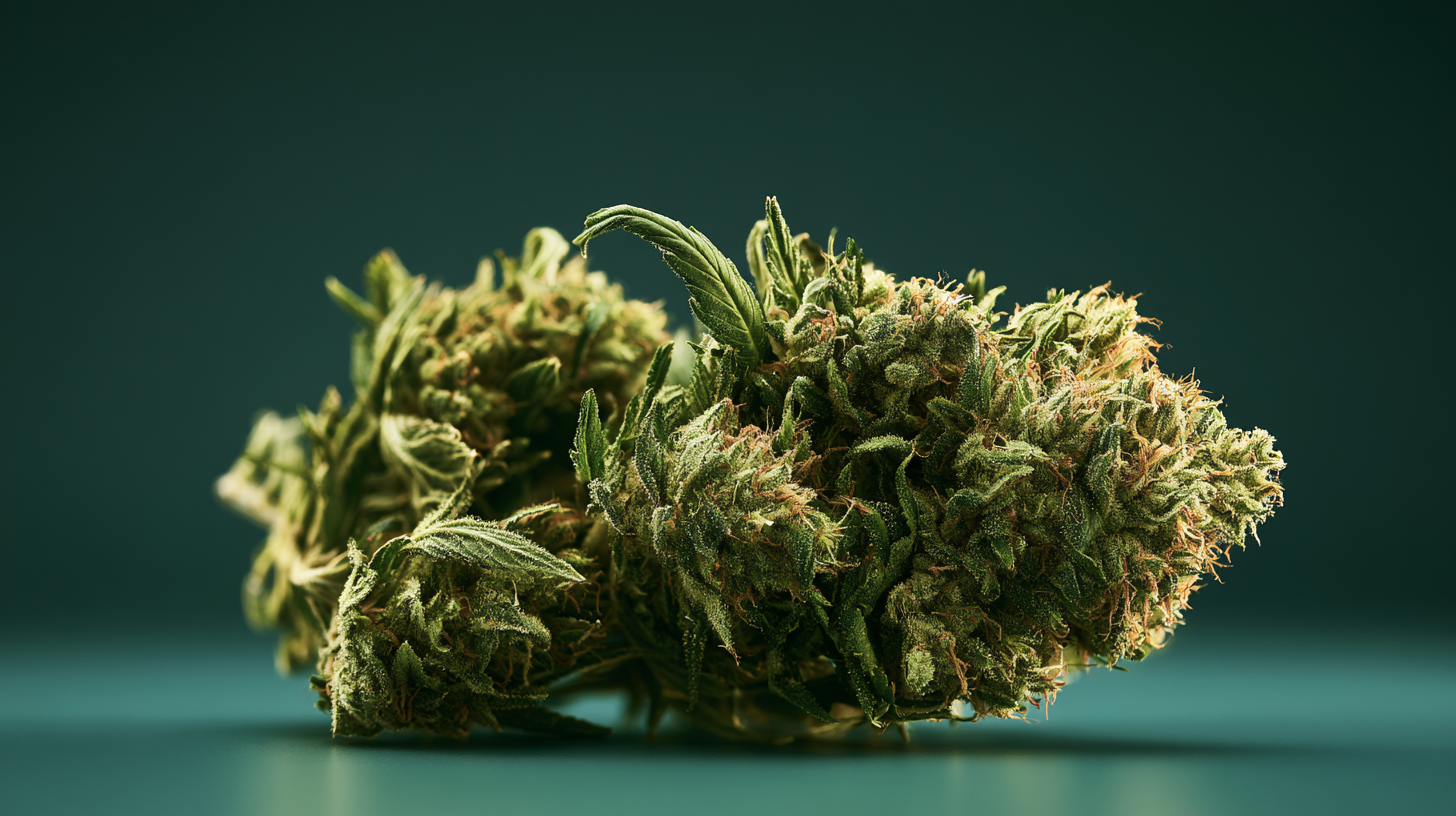 Medical cannabis flower shown as a clinical product